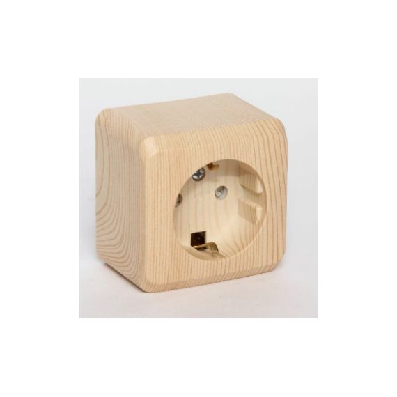 ЭТЮД Розетка РА 16-004d 1м з/к о/у сосна ЭТЮД