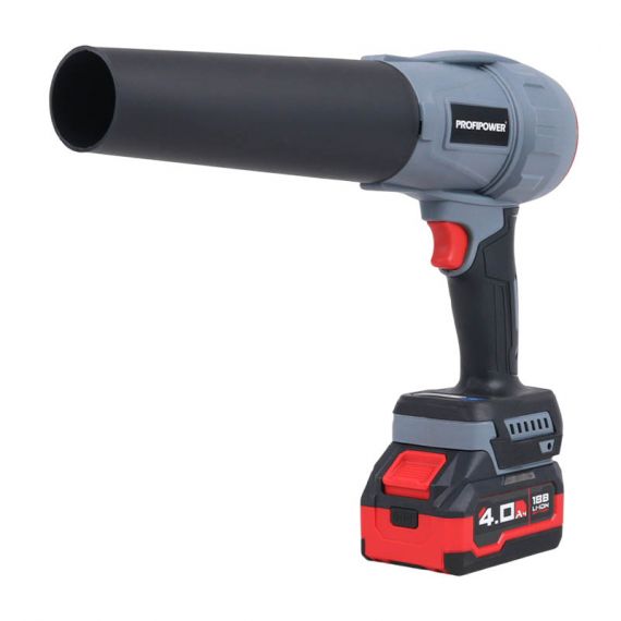 Воздуходувка аккумуляторная бесщеточная Profipower MKBUB-18V Li-ion-1шт, 4.0Ач, З/У E0225