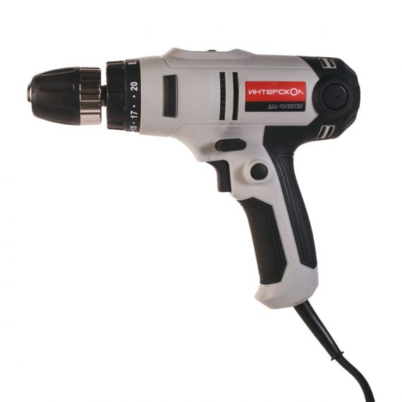 Дрель-шуруповерт сетевой Интерскол ДШ-10/320Э2  220.1.1.00/1302724