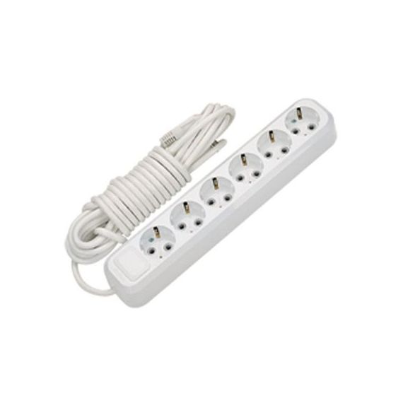 Удлинитель 6гн.*2м с/з MAKEL MGP182