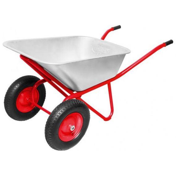 Тачка строительная 110л 2-х колесная (литое колесо)