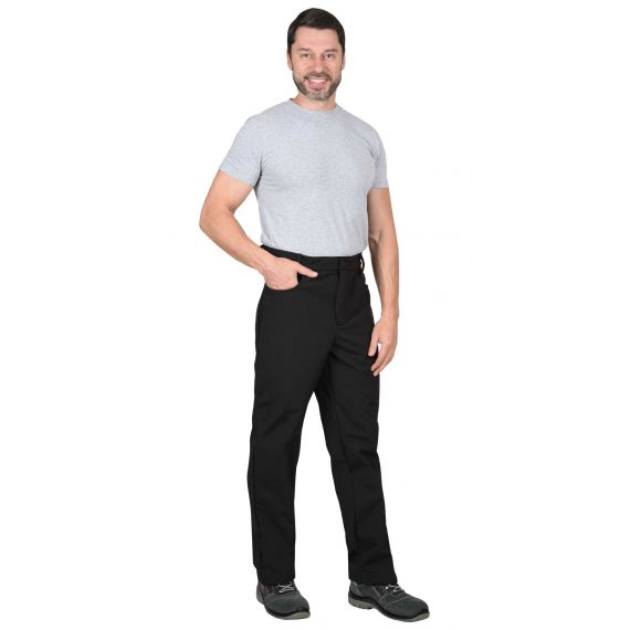 Брюки софтшел СИРИУС-Азов, Цвет: Серый, Размер: 112-116/170-176, изображение 2