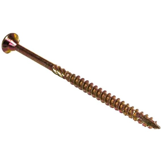 Шуруп с/нарез. д/дерева потай 4*70 1шт  желтый цинк CS04070 /310470