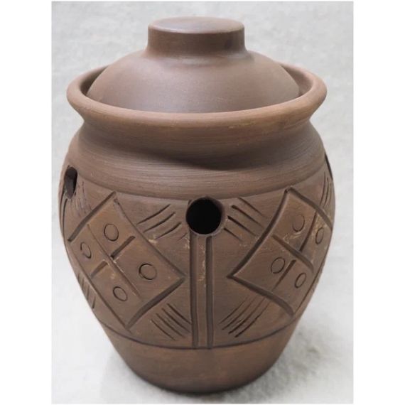 Банка для чеснока с отверстиями керамика 1,1л   1212731