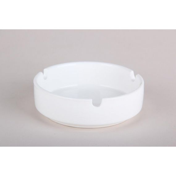 Пепельница общепит 100мм белая DX035