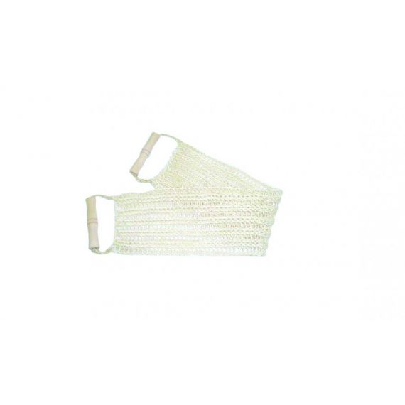 Мочалка-лента из сизаля с дерев. руч. 12*60см 11-917