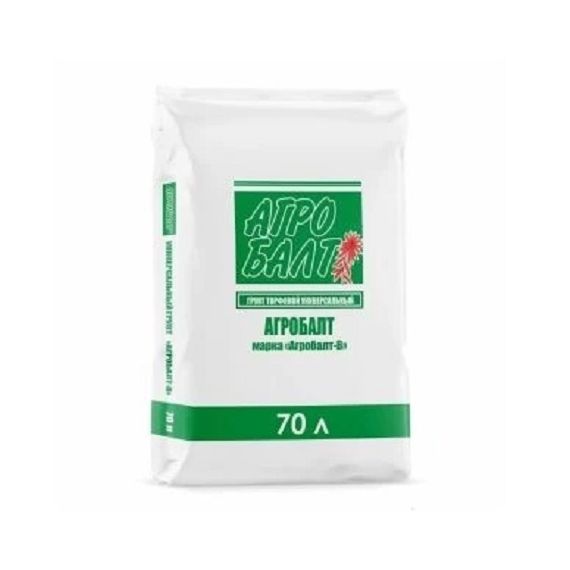 Торф кислый Агробалт 70л 0-20мм pH3,7-4,7  10001