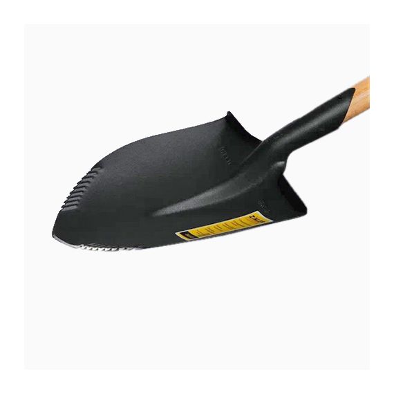 Лопата штыковая ZINLER ЛЗУЧ1 с зубьями с черенком