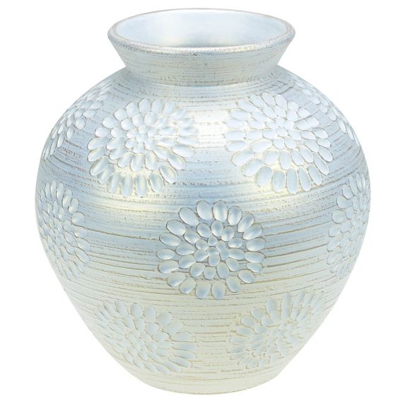 Ваза АСТРА ваза шар белая 22см  24-723/ 663637