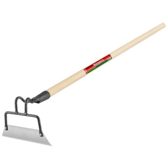 Тяпка БЦМ нержав. 200*60мм с черенком  1345-ч