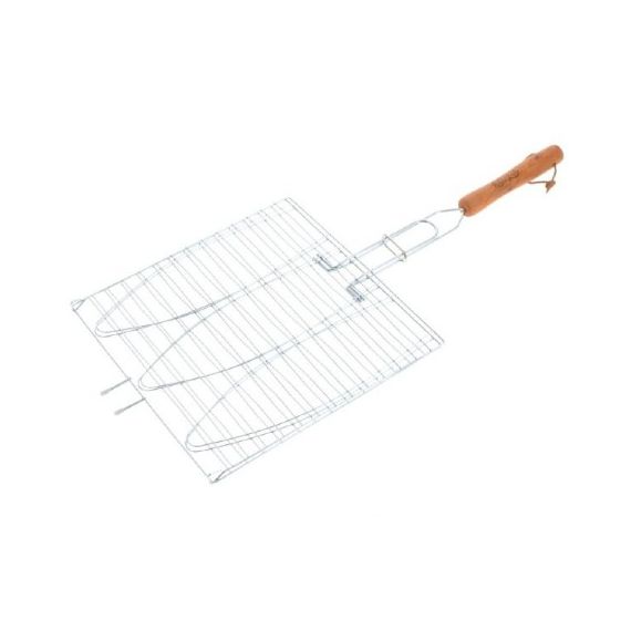 Решетка-гриль RoyalGrill 28х28см для рыбы 3 секции  80-019