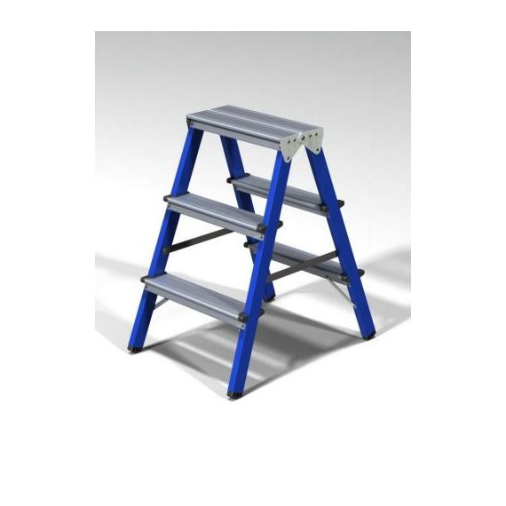 Стремянка 2-х стор.3 ступени стальная