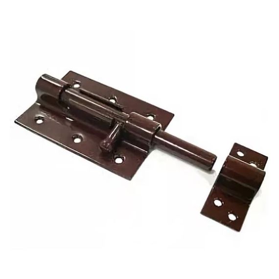 Засов дверной ЗД-100 бронза антик  1238