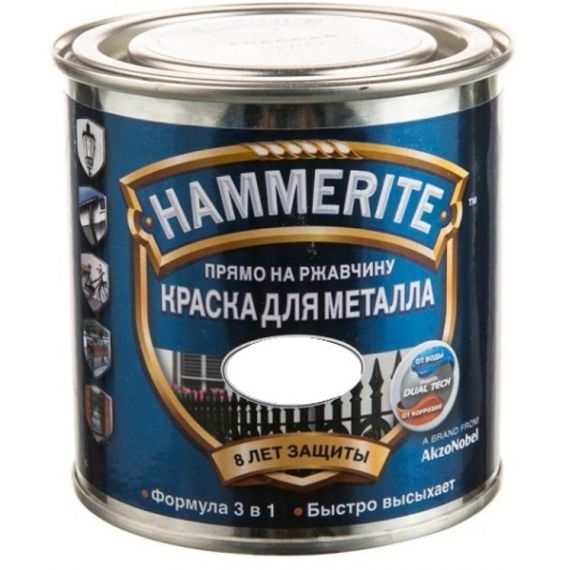 Хаммерайт гладкая темно-серая 0,75 л