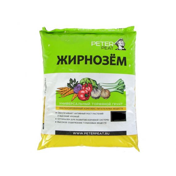 Грунт PETER PEAT ХОББИ Жирнозем универсальный 50л  Ж-04-50