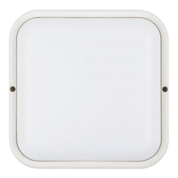 Светильник светодиод влагозащ. Квадрат. Белый свет 4000K 190*190*3мм ULW-Q229 корпус белый/ 13192