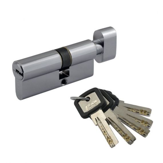 Механизм цилиндровый Нора-М ЛПУВ-70 (40-30в) хром