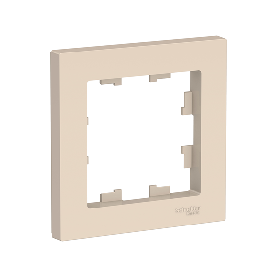 Рамка 1-постовая  бежевая ATLAS DESIGN  ATN000201