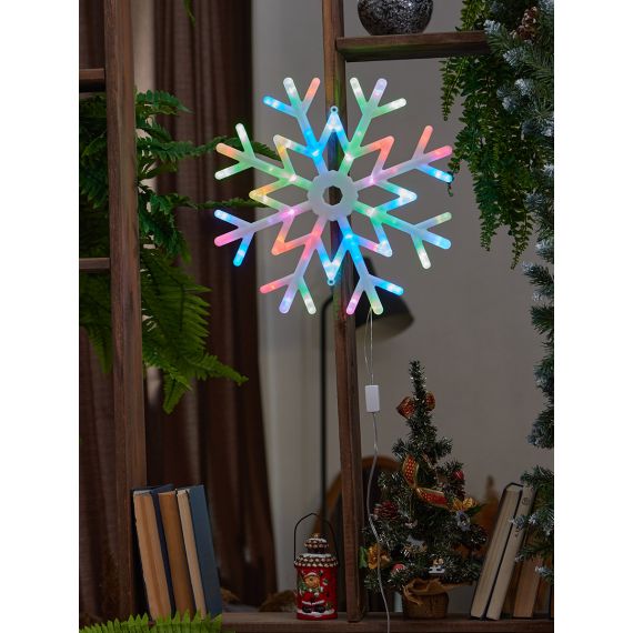 Фигура светод. Снежинка 40*40см 48св. ULD-H4040-048/DTA RGB IP20  UL-00007250