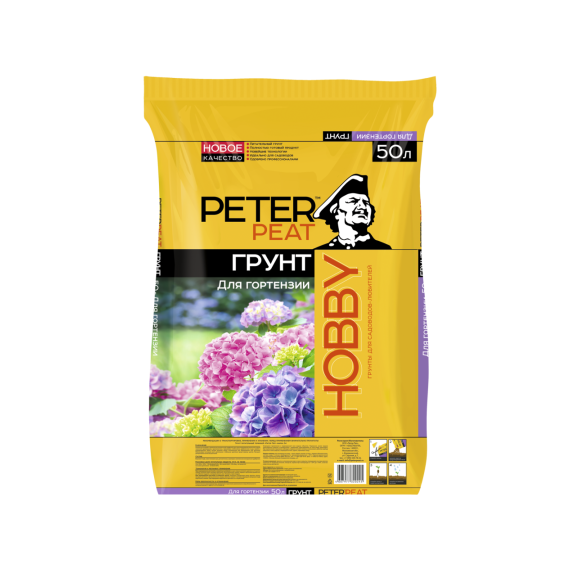 Грунт PETER PEAT ХОББИ для гортензий 50л  Х-21-50