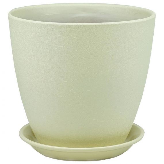 Горшок Бутон винил беж. 21см  410002/ВН 01/4