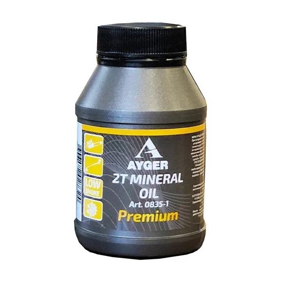 Масло 2-х такт. AYGER минеральное 100vл API TC 32998 19918
