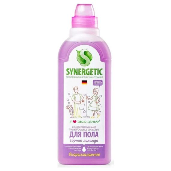 Средство универсальное для пола Лаванда   0,75л Synergetic  101752
