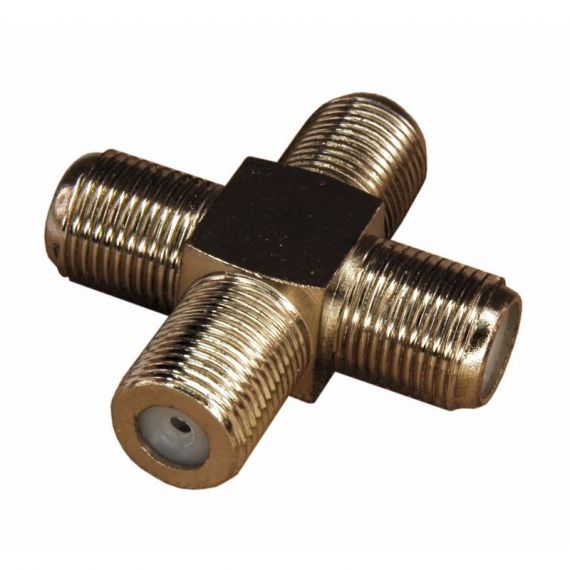 Переходник соединитель PROconnect 4 гнезда F-крест 05-4205-4