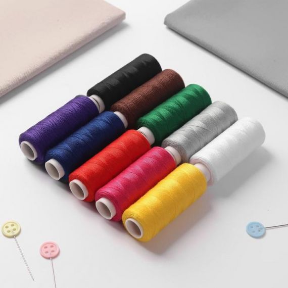 Набор ниток «Радуга», 40S/2, 200 м, 10 шт  1217927