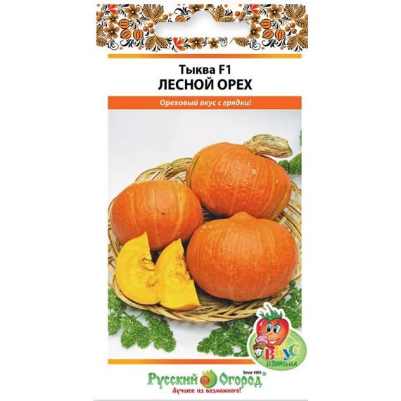 Семена Русский Огород Тыква Лесной орех F1 1г