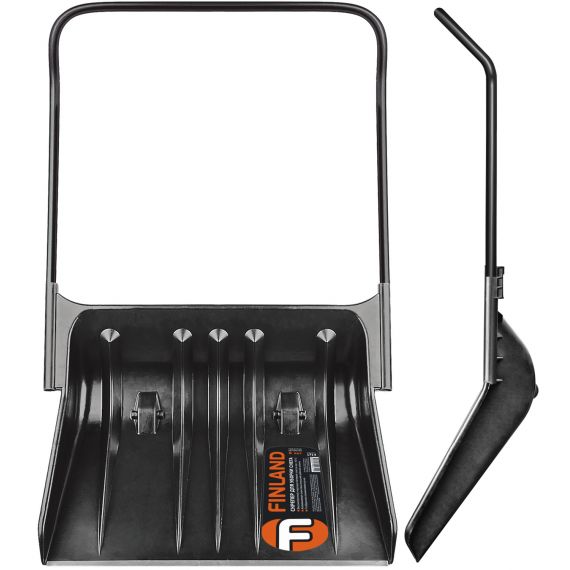 Скрепер FINLAND для уборки снега с алюминиевой ручкой 83*68  1714-ч