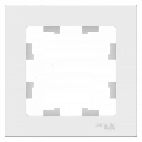 Рамка 1-постовая  белая ATLAS DESIGN  ATN000101