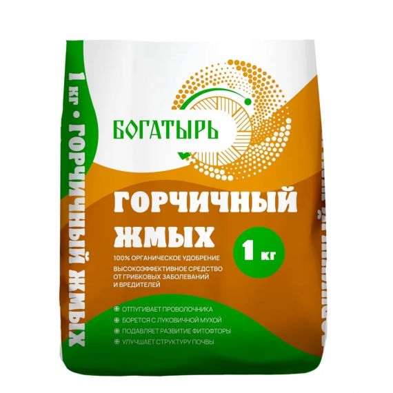 Горчичный жмых Богатырь 1кг 24582