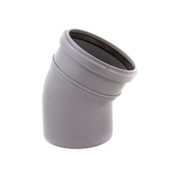 Отвод Дн50х45° серый  127-0614