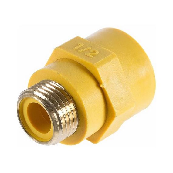 Вставка для газовой подводки диэлектрическая 1/2" ВР/НР 018-2673