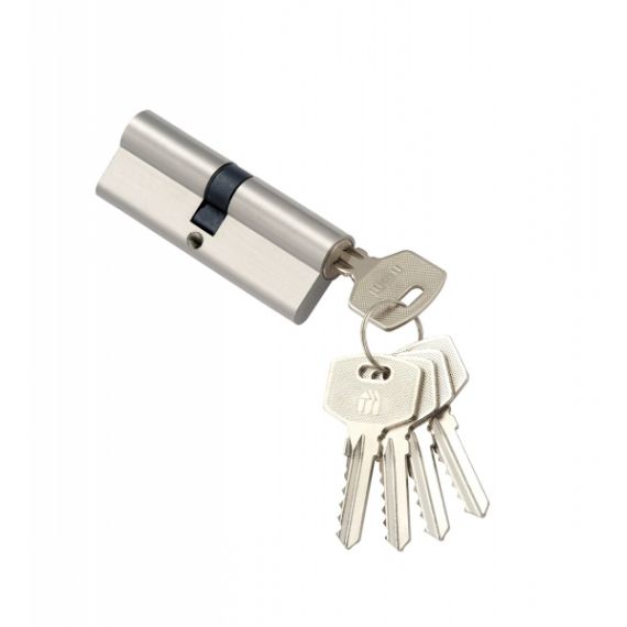 Механизм цилиндровый MSM N80 (мат.никель) ключ-ключ