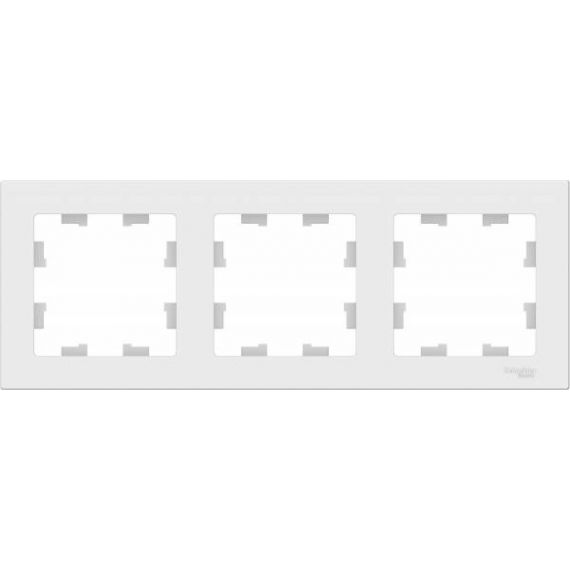 Рамка 3-постовая  белая ATLAS DESIGN  ATN000103