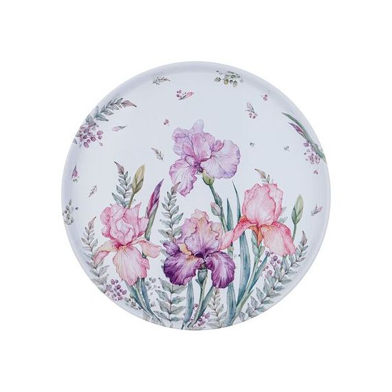 Поднос сервировочный 33*2,1см "Ирисы"