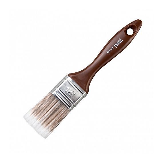 Кисть плоская 30мм BEOROL пластиковая ручка  271732