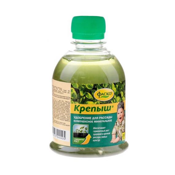 Удобрение органоминер. для рассады 250 мл  ФАСКО Крепыш  03561