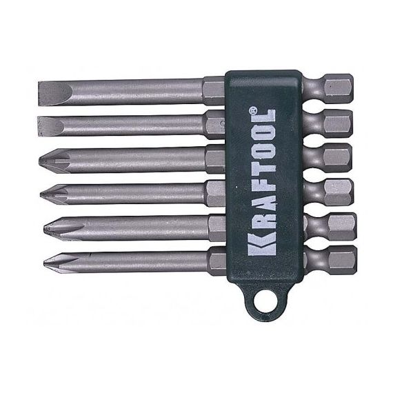 Набор бит KRAFTOOL 6шт  26061-Н6