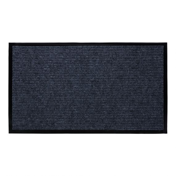 Коврик влаговпитывающий ребристый "СТАНДАРТ" 50*80 см.  черный  5877