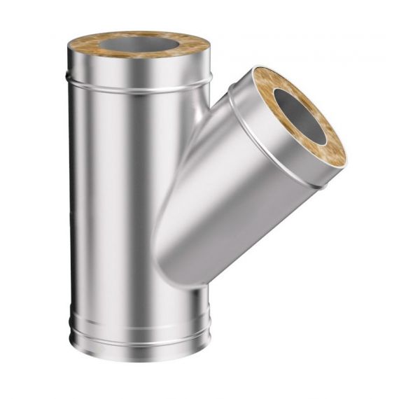 Сэндвич-тройник нерж+нерж. (0,8мм) д.120*200 8105