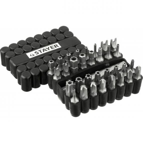 Набор бит STAYER 61 предмет  26084-H61