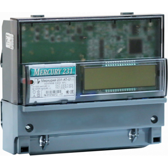 Счетчик "Меркурий 231 АТ-01i 3-х фазн. 4тар.ЖКИ 5-60А