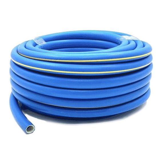 Шланг AQUA FORCE (Soft touch) 1/2" синий с желт. пол  (50) 1250-66