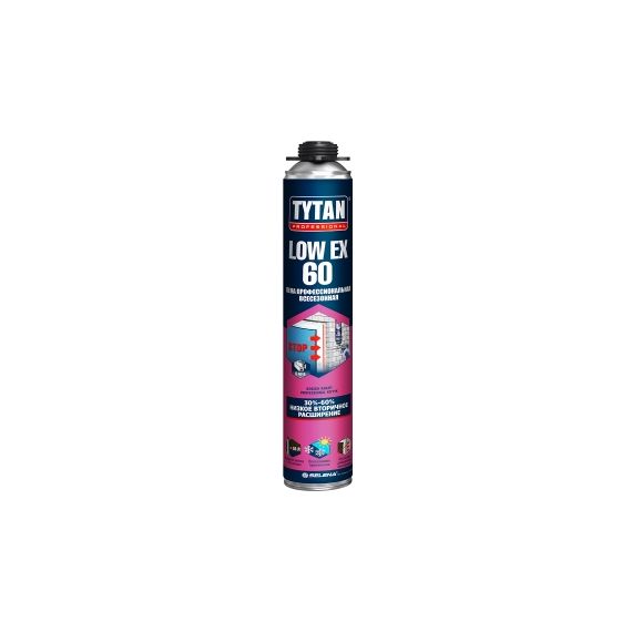 Пена монтажная TYTAN PROFESSIONAL LOW EXPANSION 60" 750мл всесезонная  274652