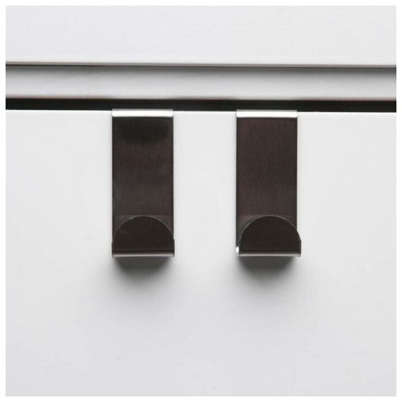 Крючки надверные SAVANNA «Минимализм», 2 шт, металл, 6×6.5×2.5 см, хромированные 1035630