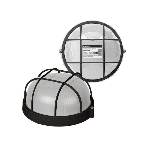 Светильник НПБ1302 черный/круг с реш. SQ0303-0033