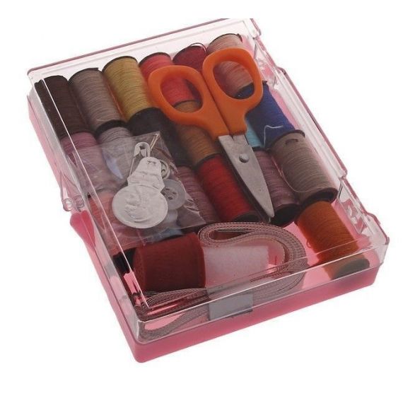 Швейный набор, 29 предметов, в пластиковой коробке, 10.5×8×2.5 см 600387